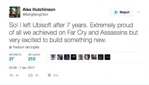 Alex Hutchinson (Far Cry 4 & AC 3 creative director) leaves Ubisoft to form Typhoon Studios