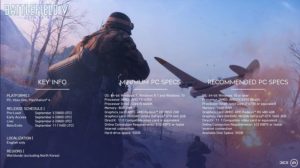 Battlefield V details the content of its September 6th open beta