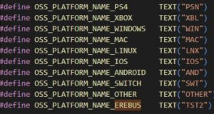 Erebus’ in Unreal Engine 4 is the codename for the Switch version of Fortnite