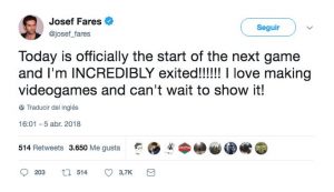 Josef Fares (A Way Out) starts working on his new project