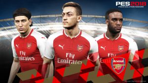 Konami signs an agreement with the Arsenal for PES 2018