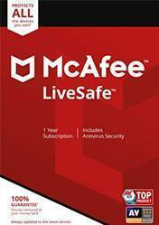 Buy McAfee LiveSafe 2021 pc cd key