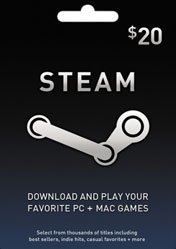 Buy Steam Game Card 20 USD pc cd key for Steam