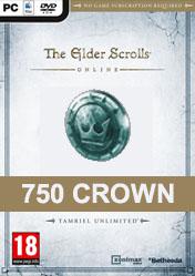 Buy The Elder Scrolls Online 750 Crown Pack pc cd key for Steam