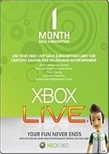 Buy Cheap Xbox LIVE 1 Month Gold Subscription Card PC CD Key