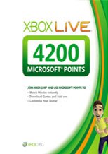 Buy Xbox LIVE EU 4200 Points pc cd key